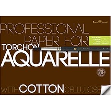 Bruno Visconti Torchon Pamuk Elyaflı Suluboya Kağıdı, Dosyalı. 250 Gr. A2 10 Yp (Millimeters, A4 297X210)