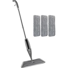Sprey Mop Gri 3 Mikrofiber Moplu Temizlik Seti