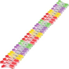New-Max Elite Papatya Desenli Silikon Mandal, Şeffaf, 30 Adet