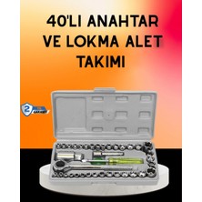 MiraLive 40 Parça Cırcır Lokma Anahtar Seti Profesyonel Kullanım