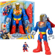 Fisher-Price Imaginext Dc Super Friends™ Superman™ Insider ve Exo Kostümü Imaginext Dc Super Friends Superman Insider ve Exo Kostümü, Işıklı ve Sesli Robot, 6 Parça JCT47