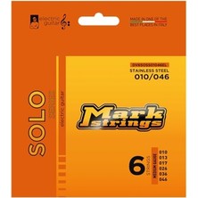 Mark Strings Solo Stainless Steel 10-46 Elektro Gitar Teli