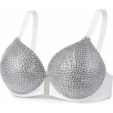 Deg Dolgulu Taşlı Sütyen - Kristal Koleksiyon