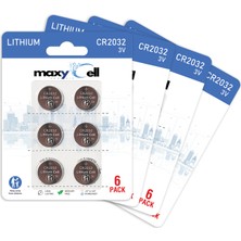 Maxy Cell MaxyCell 6 Adet CR2032,DL2032 3V