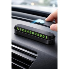 Single Fosforlu Otomobil Park Numaratörü Aç Kapa Numaratör Telefon Numarası Araba Parktel Numaralık