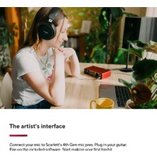 Scarlett 2i2 Gen 4 Ses Kartı: Kayıt, Şarkı Yazma, Yayın ve Podcasting Için USB Audio Arayüzü, Stüdyo Kalitesinde Kayıt ve Kayıt Yapmanız Için Gerekli Tüm Yazılımlar