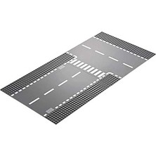 LEGO City Düz ve T Kavşak 60236 Yapım Kiti (2 Parça)