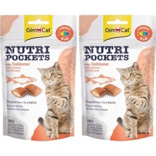 Nutripockets Kedi Ödülü Somon Omega 3&6 60 gr 2li Paket