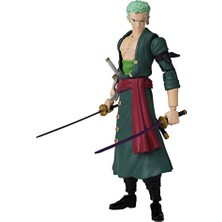 Anime Heroes Tek Parça Figürler Roronoa Zoro Aksiyon Figürü, Değiştirilebilir Kollar ve Yüzler ile Mafsallı Zoro Anime Figürü,  Tek Parça Aksiyon Figürleri Korsan Oyuncakları Serisi, 17 cm