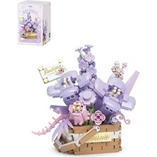 Panlos Boutıque Serisi Mini Çiçek Buketi 515 Parça Oyuncak Yapım Seti -FFP1087