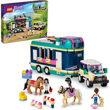 Lego® Friends At Gösterisi Römorku 41722-8 Yaş ve Üzeri Çocuklar Için At Binme Ekipmanı Içeren Oyuncak Yapım Seti (989 Parça)