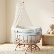 Kista Baby Sepet Beşik Bebek Uyku Seti Scarf (AHŞAP BEŞİK SETE DAHİL DEĞİLDİR)