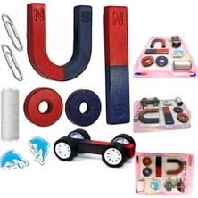 Mıknatıs Oyun Seti Mıknatıs Seti 6'lı Mıknatıs Deney Seti GNSRKFAZ3672