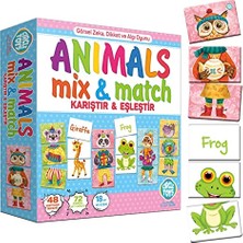 CRCL031 Animals Mix & Match, Çok Renkli