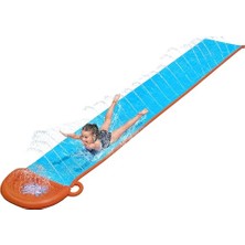 Bestway H20GO Single Su Kaydırağı, 4,88 M Şişirilebilir Dahili Fıskiyeli