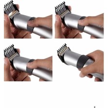 Yeni Nesil Profesyonel Şarjlı Saç Sakal Tıraş Makinesi Ayarlanabilir 4 Taraklı - IS002Y-7R8CT