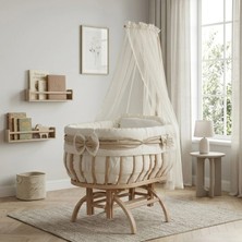 Kista Baby Sepet Beşik Bebek Uyku Seti Scarf (AHŞAP BEŞİK SETE DAHİL DEĞİLDİR)