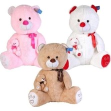 Kiddico Toys Peluş Yavrulu Dev Ayı ''100 Cm''