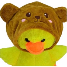 Kiddico Toys 40 cm Hayvan Şapkalı Ördek