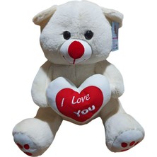 Kiddico Toys Peluş 50 cm Kalpli Love Ayıcık