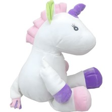 Kiddico Toys Peluş Esnek Kumaş Boynuzlu At 50 cm 62561