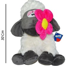 Kiddico Toys Çiçekli Üzgün Kuzu 30 cm 62274