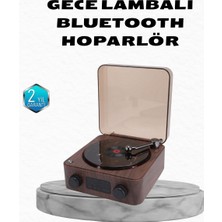 Gece Lambası Bluetooth Hoparlör Dijital Saat Çok Fonksiyonlu Su Dalgası Işıkl? - IS002Y-7R6G9