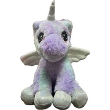 Kiddico Toys Parlak Kumaş Kanatlı Unicorn 35 cm 62395