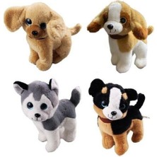 Kiddico Toys Peluş 25 cm Yatan Köpek Havlıyan