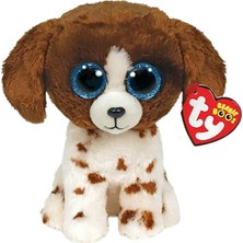 Kiddico Toys Ty Muddles Beanie Boo Kahverengi Beyaz Köpek 15 cm