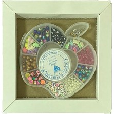 Promosyonca Kendin Yap Boncuk Takı Seti, Renkli Boncuklarla Bileklik ve Kolye Yapımı, 3+ Yaş