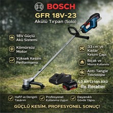 Bosch Gfr 18V-23 Akülü Tırpan + 4 Ah  Akü + Siperlik Hediye