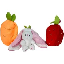 Kiddico Toys Peluş 35 cm Şapkalı Tavşan