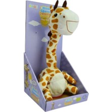 Kiddico Toys 40 cm Dans Eden ve Ses Tekrar Eden Zürafa Peluş Oyuncak