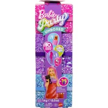 Barbie Parti Paketi Bebek ve Aksesuar, Glam Party Series - Red Original Doll, JFY68