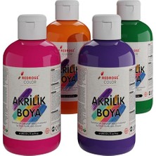 Ara Renkler Akrilik Boya 4'lü Set 4X250 gr