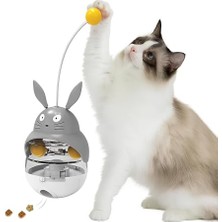 Kanji Otomatik Kedi Oyuncağı – Sallandıkça Mama Ödülü Veren Hacıyatmaz Tasarım, Kendi Kendine Eğlenen Etkileşimli Kedi Oyuncağı, Dayanıklı ve Dengeli Tumbler