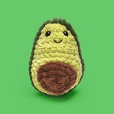 Avokado Amigurumi Tığ Kiti Örgü Seti