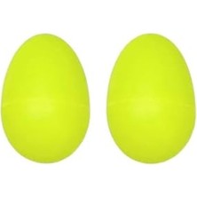 Midex ORF-MT8YL Örf Aletleri Plastik Sarı Yumurta Marakas Müzikal Titreme 2 Adet (Çift)