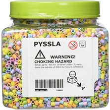 IKE-603.160.73 Pyssla Ütü Boncukları, Pastel Renkler