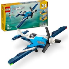 LEGO Creator 3’ü 1 Arada Uçak: Yarış Uçağı 31160-7 Yaş ve Üzeri Çocuklar Için Jet Veya Helikoptere Dönüşebilen Oyuncak Yapım Seti, Doğum Günü Hediyesi (178 Parça)