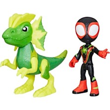 Dino Webs Figürler Miles ''spin'' Morales & Marvels Electrosaurus