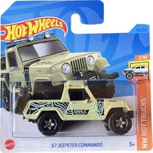 Hot Wheels - ´67 Jeepster Commando - Hw Hot Trucks 2/10 - HKJ02 - Short Card - Pickup - Earle Motors - Mattel 2023 - 1:64