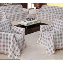 Abnturk Denizli Buldan Bezinden 1 Adet Koltuk Örtüsü 180X230CM Çok Amaçlı Pamuklu Çekyat Için Kalın Örtü