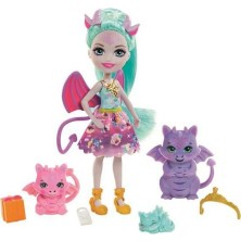 Aile Serileri Oyun Seti - Deanna Ejderha ve 3 Ejderha Figürlü, 4 Aksesuarlı, GYJ09