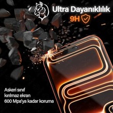 Nisar Store 17 Pro Max Ile Uyumlu Premıum Hizalama Aparatlı ve Takılırken Camın Altında Kesinlikle Toz Bırakmayan Darbelere Karşı Ekstra Güçlü Hd Ekran Koruyucu Cam