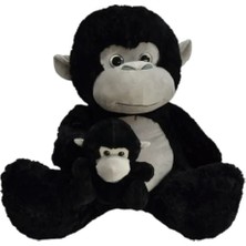 Kiddico Toys Yavrulu Goril 70 cm