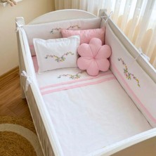 Kista Baby Bebek Uyku Seti Nevresim Takımı 80x130 Flower Pembe