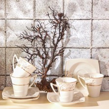 Nisar Store Autumn 6 Kşlk Kahve Fincanı, Beyaz
