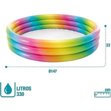 Berry Store Rengarenk Desenlı Havuz 147X33CM